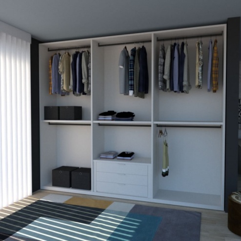 Cabina armadio Smart+ L.302,5 cm